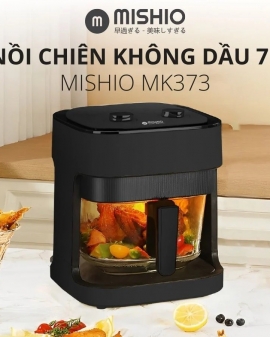 Nồi chiên không dầu thủy tinh Mishio MK373 - 7 lít