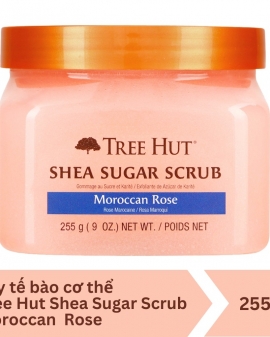 TREE HUT SHEA SUGAR SCRUB MAROCCAN ROSE - 250 GRAM