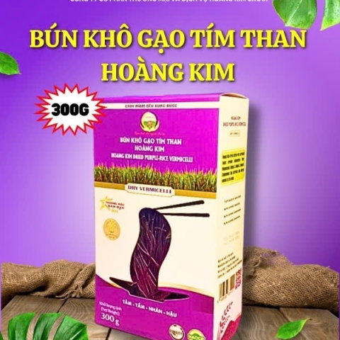 BÚN KHÔ GẠO TÍM THAN HOÀNG KIM