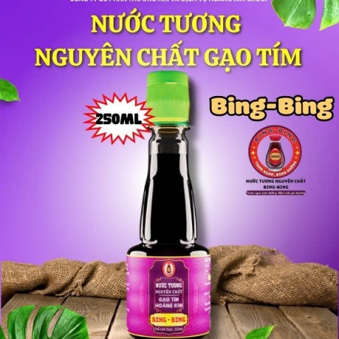 NƯỚC TƯƠNG NGUYÊN CHẤT GẠO TÍM