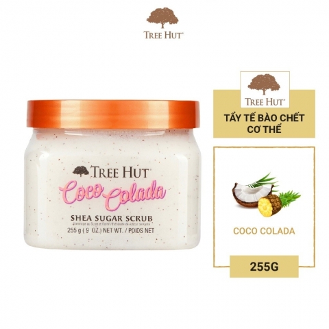 TREE HUT SHEA SUGAR SCRUB EXOTIC BLOOM - 250 GRAM