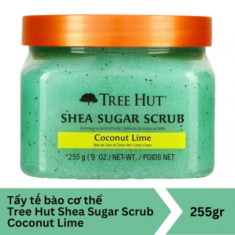 TREE HUT SHEA SUGAR SCRUB COCONUT LIME - 250 GRAM