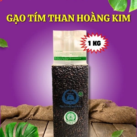 GẠO TÍM THAN HOÀNG KIM (Túi 1KG)